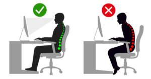 Posture at desk